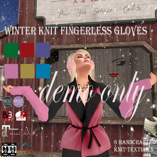 YGTL - WINTER KNIT FINGERLESS GLOVES ALL DEMOS