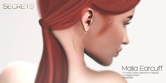 -SECRETS- Malia Earcuff - Fatpack - 