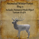 Bad Katz Animated Winter Forest  Stag 2