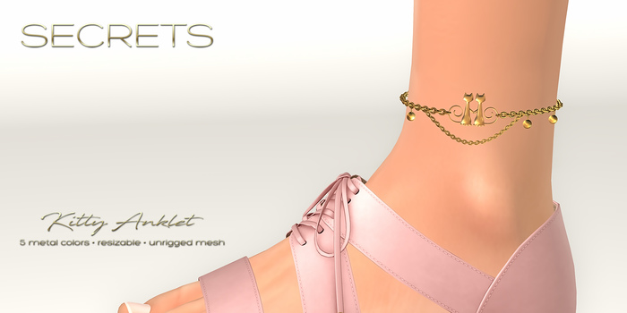 -SECRETS- Kitty Anklet - Fatpack - Boxed -