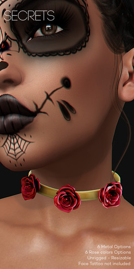 -SECRETS- Juliana Roses Choker 