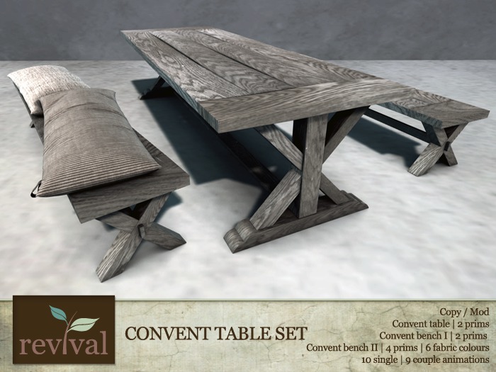 .:revival:. convent table set