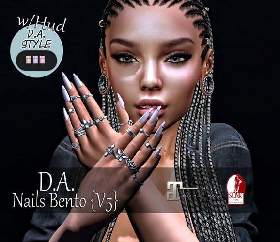 D.A. Nails Bento {V5} w/Hud / Maitreya / Slink