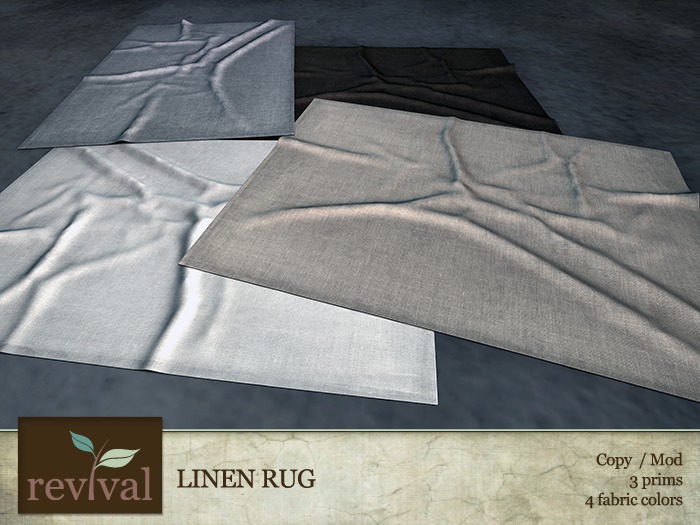 .:revival:. linen rug