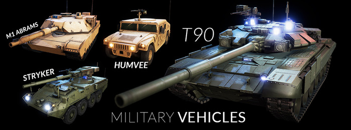 Military Vehicles Pack Mesh Full Perm