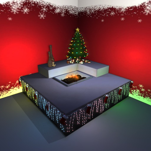 =Christmas fireplace=