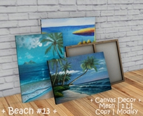 || When I'm Bored || Decor || 100% Mesh || Canvas || Beach #13