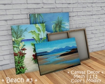 || When I'm Bored || Decor || 100% Mesh || Canvas || Beach #3
