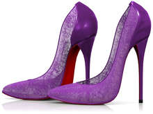 Garbaggio // Boudoir Pumps - Purple