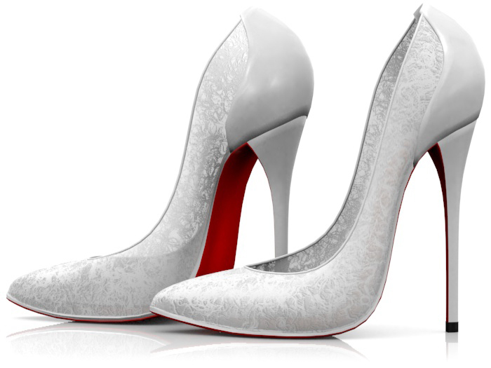 Garbaggio // Boudoir Pumps - White