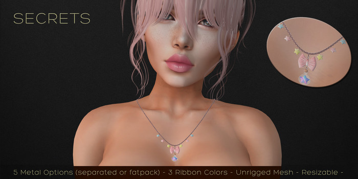 -SECRETS- Imprisoned Star Necklace - Copper -