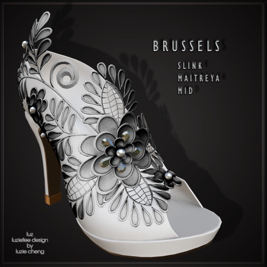 LUZ - Brussels white/black - box