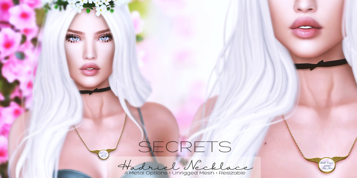 -SECRETS- Hadriel Necklace - Gold - Boxed