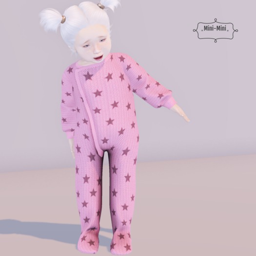 {Mini-Mini} Starry Nights Pj - Pink (add)