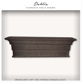 Dahlia - Plymouth - Shelf - Brown