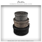 Dahlia - Plymouth - Stackable Boxes - Silver