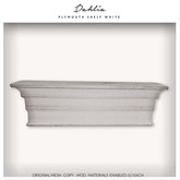 Dahlia - Plymouth - Shelf - White