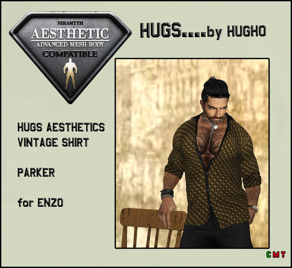 HUGS AESTHETICS  VINTAGE SHIRT PARKER