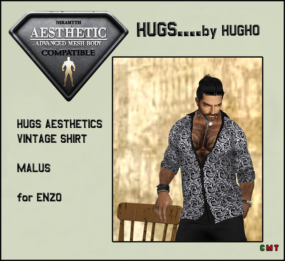 HUGS AESTHETICS  VINTAGE SHIRT MALUS