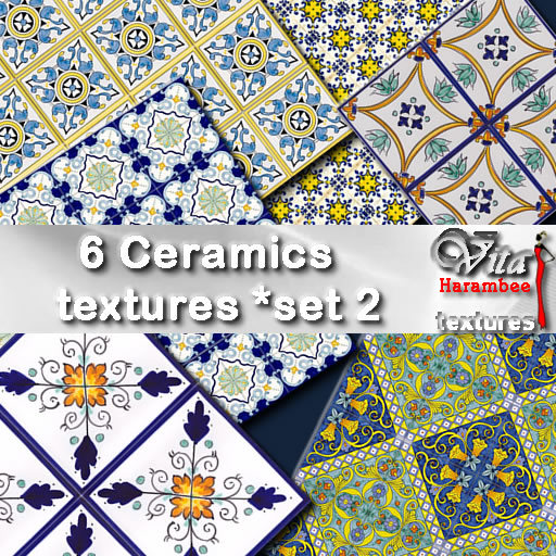 6 Ceramics textures FP set 2