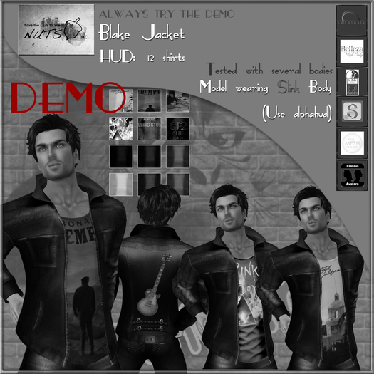 NUTS Inc - Blake Jacket DEMO - Wear/Add me