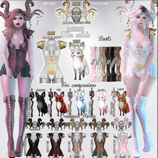 Alchemy - The Wilds - Fox Companion - Celestial Lootbox RARE