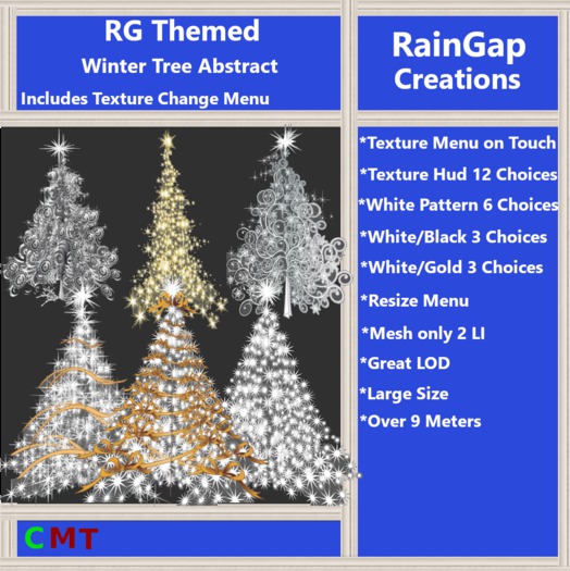 RG THEMED WINTER TREE ABSTRACT MESH