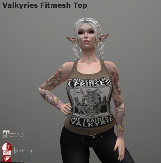 Valkyries Top Maitreya, Belleza, Slink