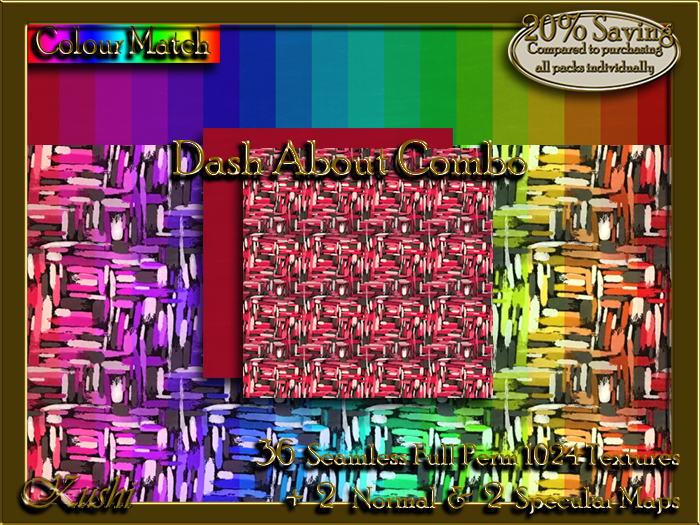 !Kushi! DashAboutCOMBO Textures -WEAR TO UNPACK