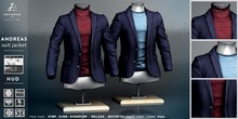 not so bad . mesh . ANDREAS suit jacket . indigo