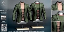 not so bad . mesh . ANDREAS suit jacket . green