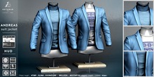 not so bad . mesh . ANDREAS suit jacket . blue