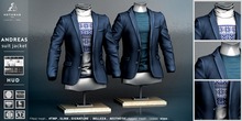 not so bad . mesh . ANDREAS suit jacket . navy