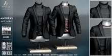 not so bad . mesh . ANDREAS suit jacket . black