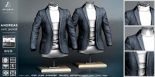 not so bad . mesh . ANDREAS suit jacket . cobalt herringbone