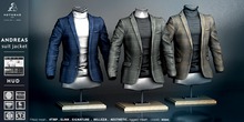 not so bad . mesh . ANDREAS check suit jacket . full pack 3.3