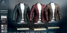 not so bad . mesh . ANDREAS check  suit jacket . full pack 2.3