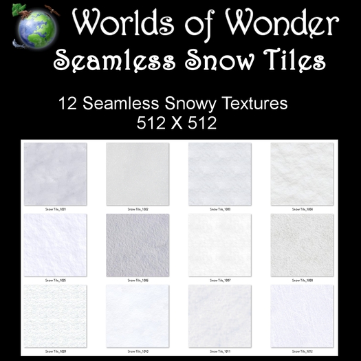 WoW Seamless Snow Textures