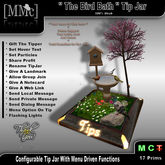 [Animal Magic] "The Bird Bath" Tip Jar/Boxed