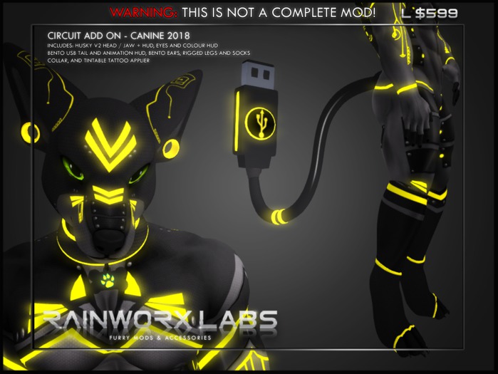 [RL] AESTHETIC - CIRCUIT ADD ON - CANINE 2018 - YELLOW