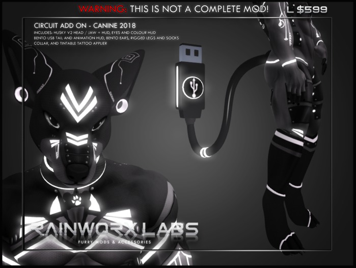 [RL] AESTHETIC - CIRCUIT ADD ON - CANINE 2018 - WHITE