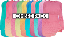 Addams "Jenna" Long Sleeves Dress #OMBRE PACK