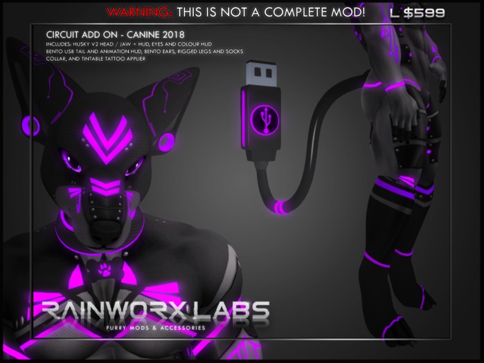 [RL] AESTHETIC - CIRCUIT ADD ON - CANINE 2018 - PURPLE