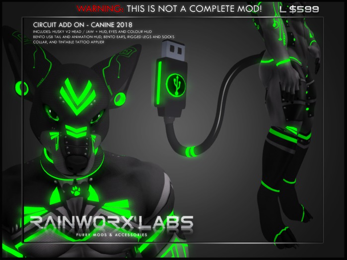 [RL] AESTHETIC - CIRCUIT ADD ON - CANINE 2018 - GREEN