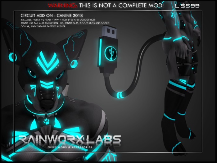 [RL] AESTHETIC - CIRCUIT ADD ON - CANINE 2018 - CYAN