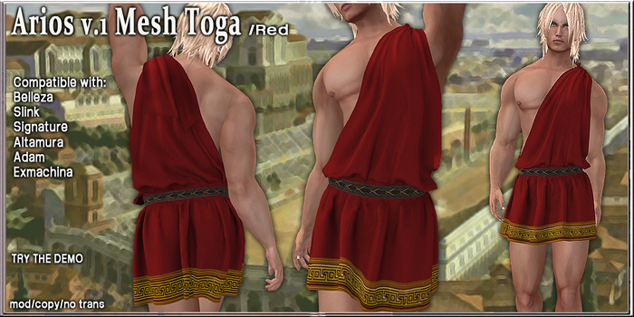 Arios v.1 Toga T.E.D. /Red - BOXED