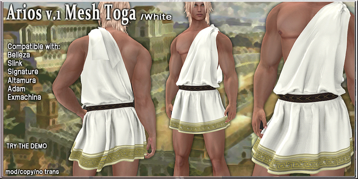 Arios v.1 Toga T.E.D. /White
