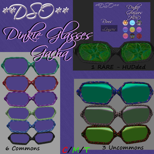 **DSO** Dinkie Glasses - HUDded RARE