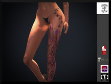 N18 leg lion Custom M&C tattoo