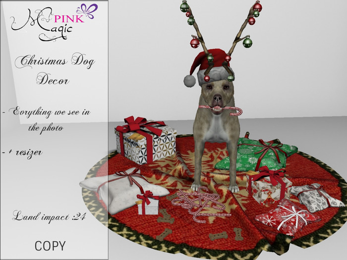 Pink Magic : Christmas Dog Decor